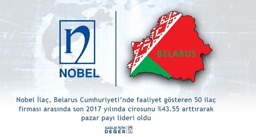 Nobel İlaç, Belarus'un En Fazla Büyüyen İlaç Firması Oldu