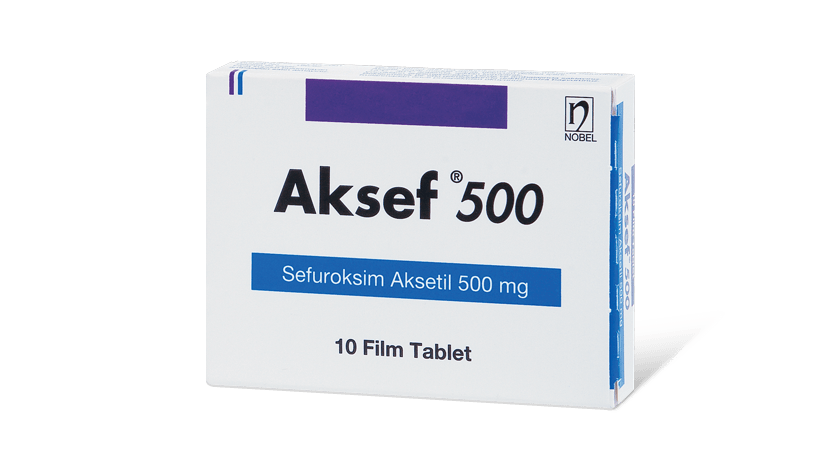 Aksef 500mg 10 Tablet