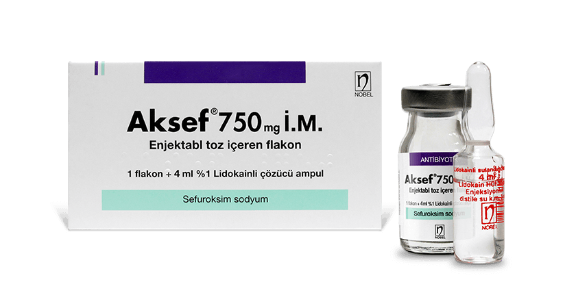 Aksef 750mg IM Injectable vial