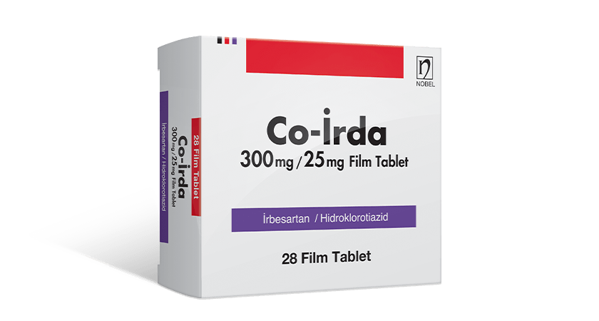 Co-İrda 300mg/25mg 28 Film Coated Tablets