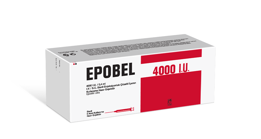 Epobel 4000 I.U./0.4ml I.V./S.C. Steril solution for injection in pre-filled syringe