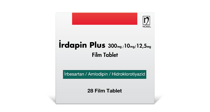 İrdapin Plus 300mg/10mg/12.5mg 28 Film Coated Tablets