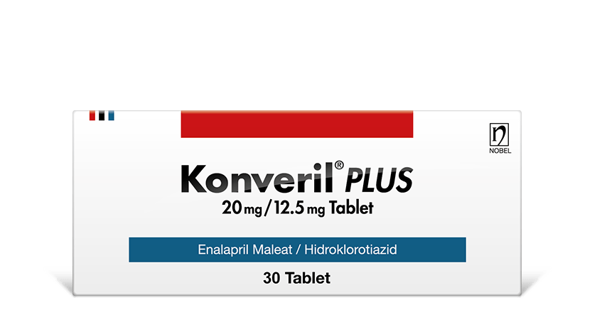 Konveril Plus 20mg/12.5mg 30 Tablets