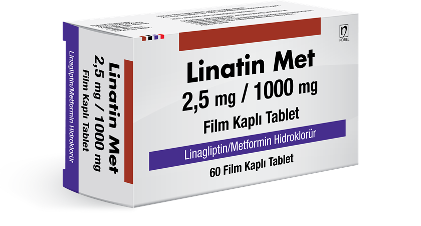 Linatin Met 2,5 mg/1000 mg Film Kaplı Tablet