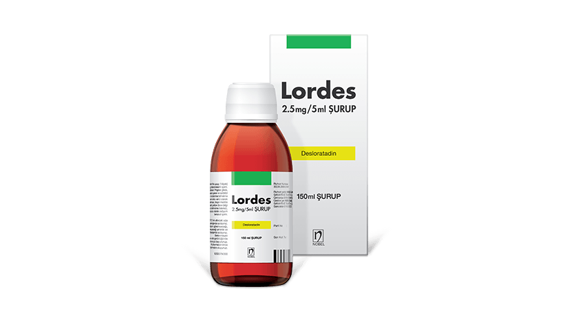 Lordes 2.5mg - 5 ml Şurup