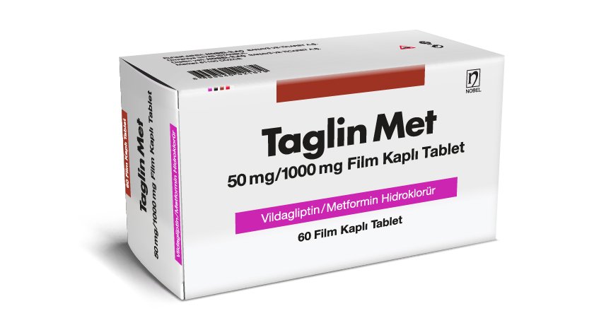 Taglin MET 50 mg/1000 mg Film Coated Tablets